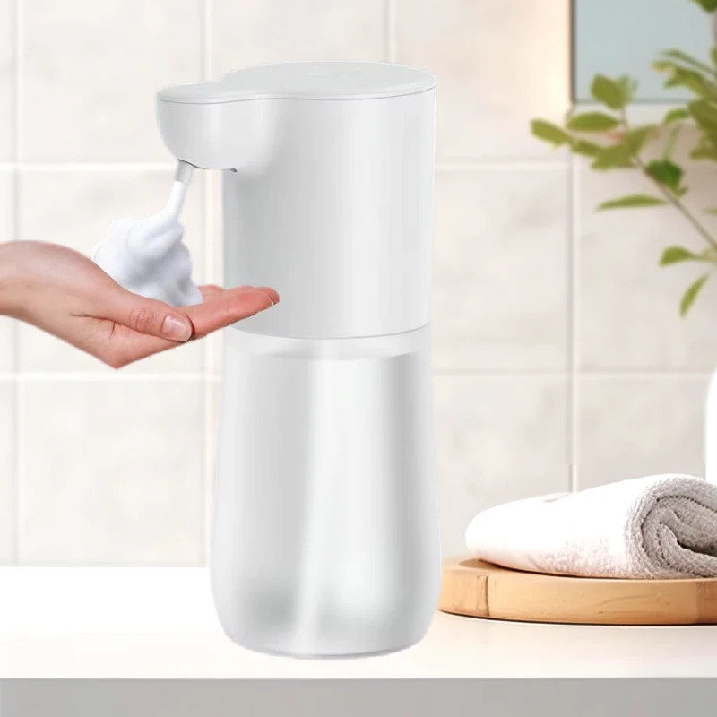350ML Touchless Automatic Soap Foam Dispenser USB Rechargeable Foam Hand Washer Machine Bathroom Inf