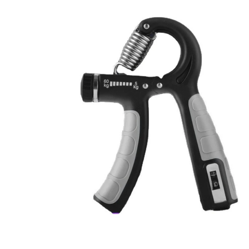 5-60kg Adjustable Professional Counting Grip Strength Trainer  Portable Fitness Equipment for Outdoor Finger Strength Training