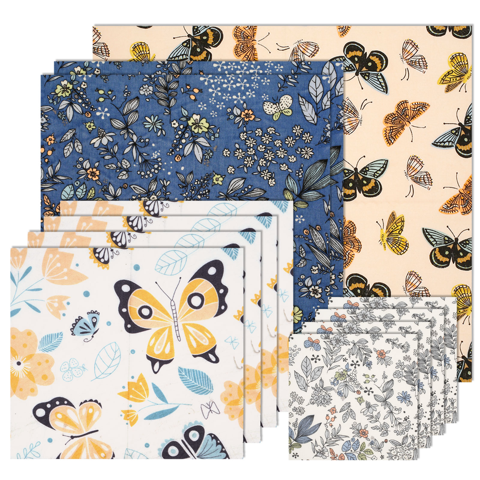 Organic Beeswax Food Wraps — 6 Pack