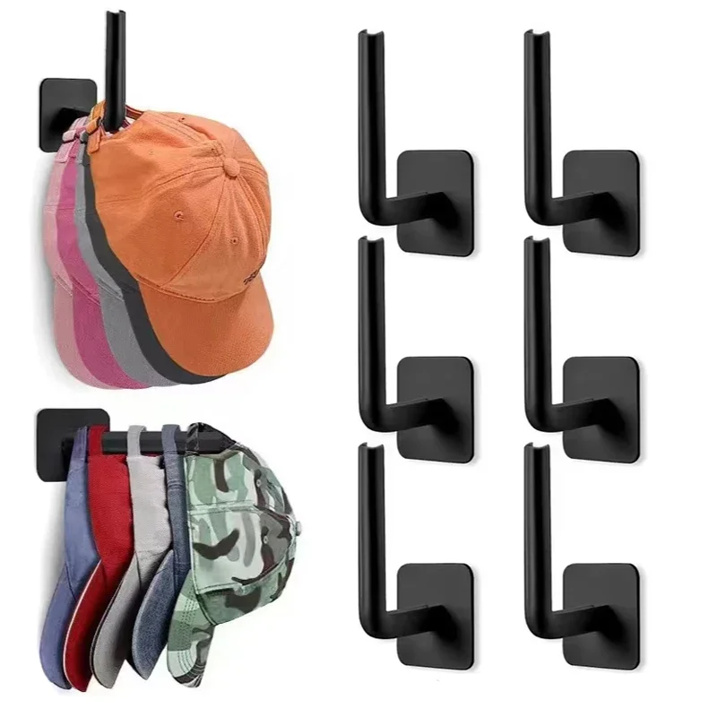 No Drilling Hat Rack for Wall - Baseball Cap Hanger Organizer, Over Door Handle Storage Display