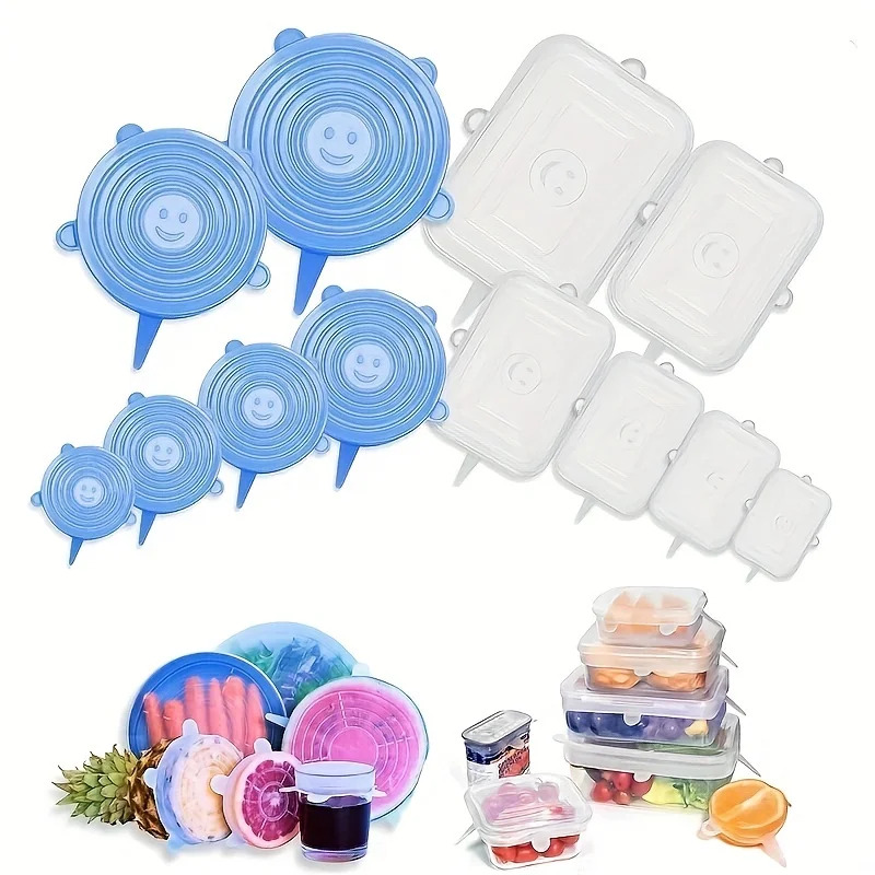 Reusable Silicone Food Lids